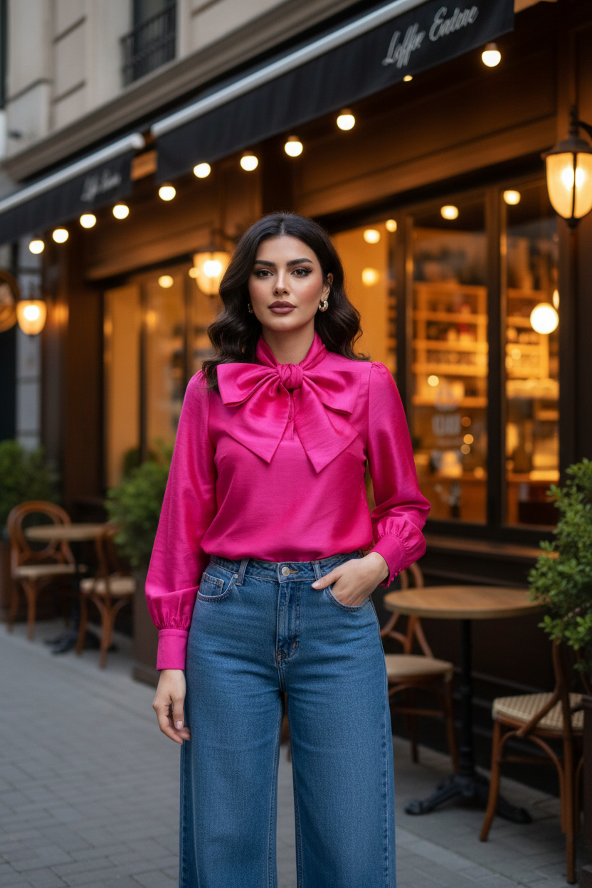 Fuchsia shirt