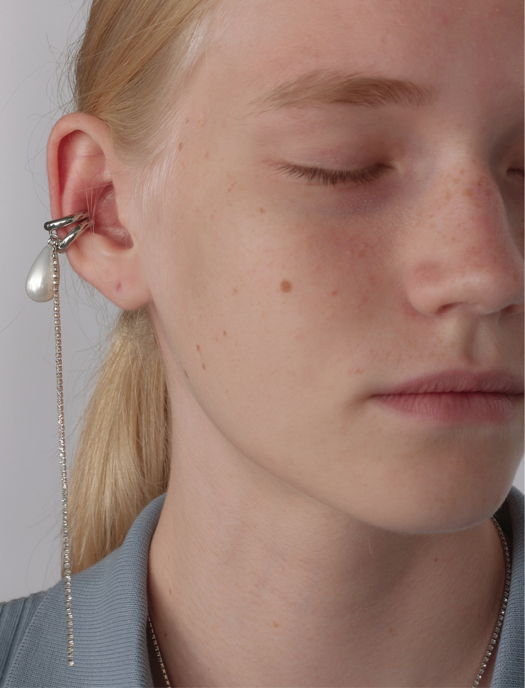 silver cuff earrings