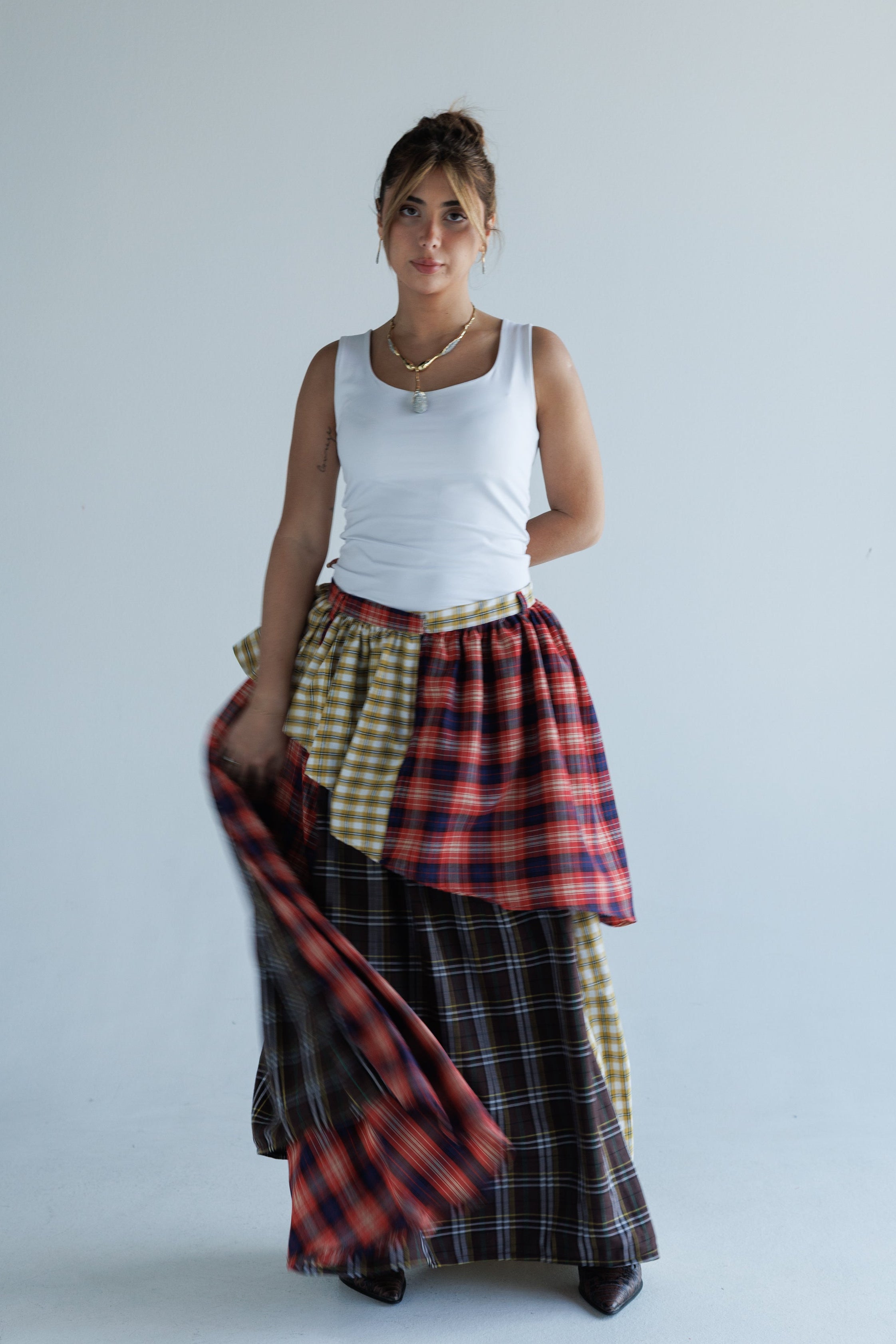 Plaid skirt