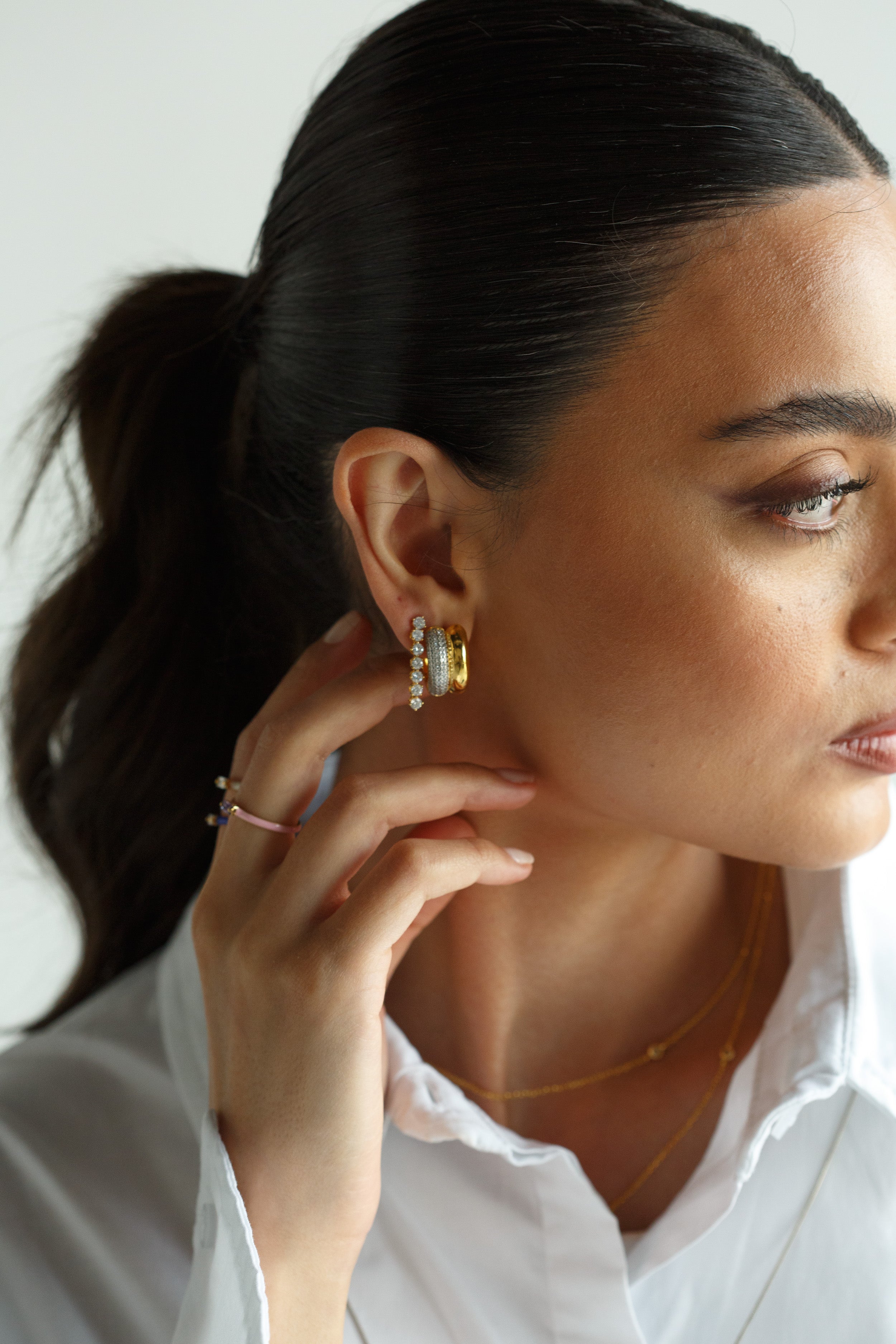 four stones earrings