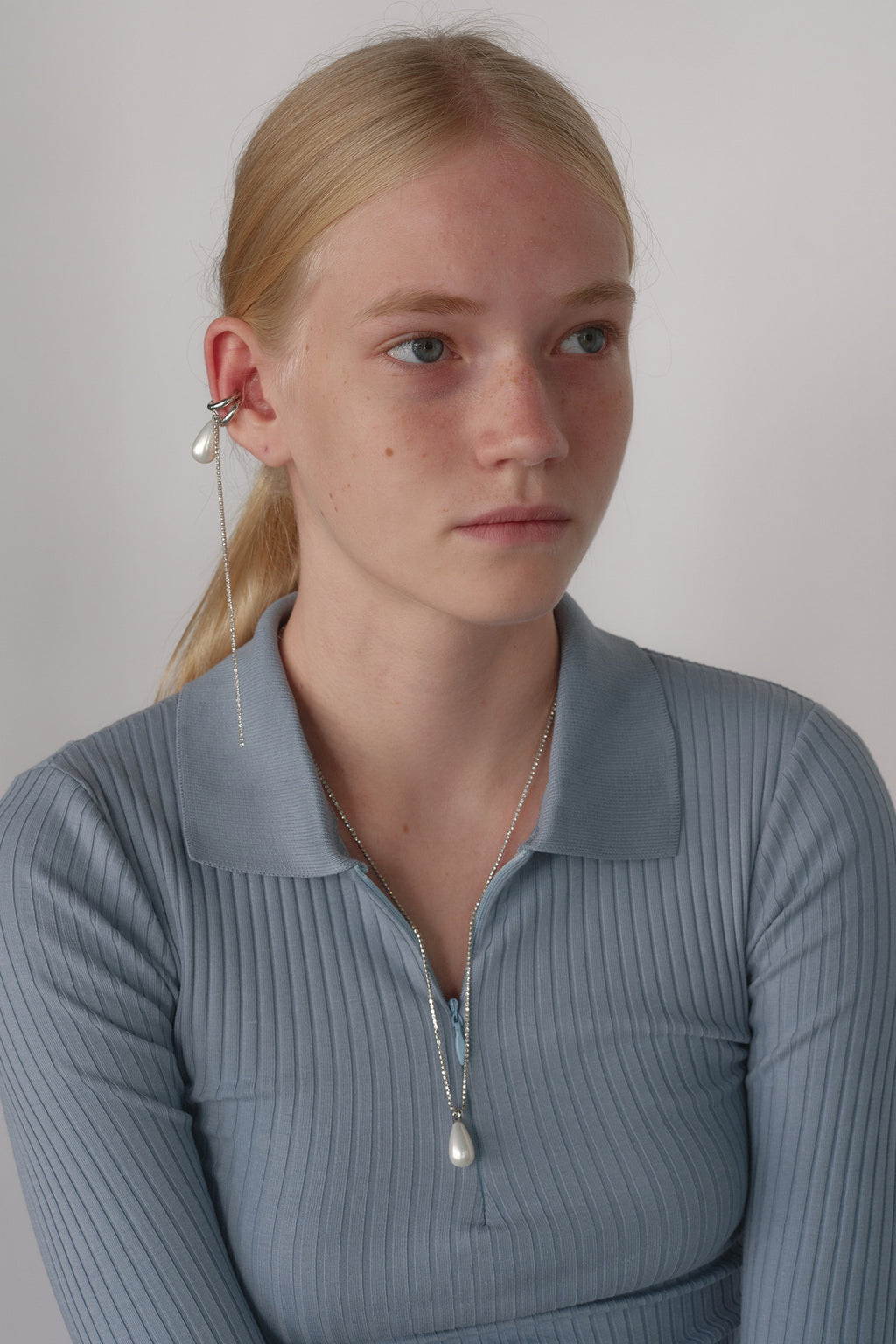 silver cuff earrings