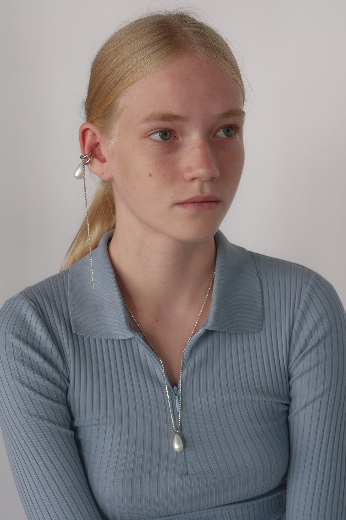 silver cuff earrings