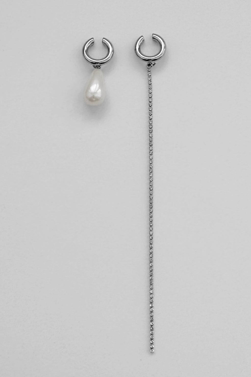 silver cuff earrings