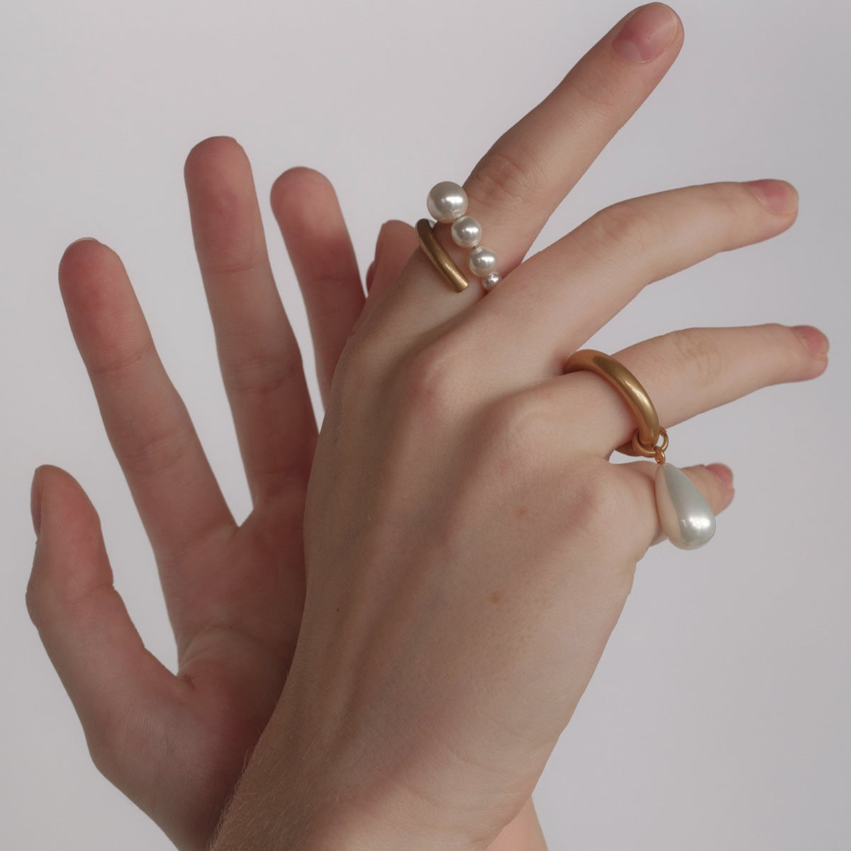 pearl ring gold