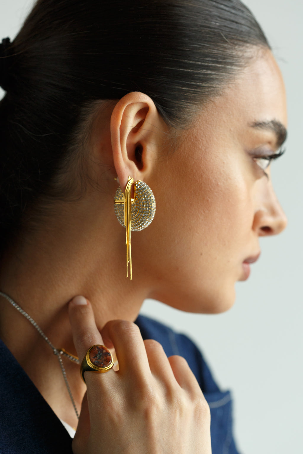 circle earrings