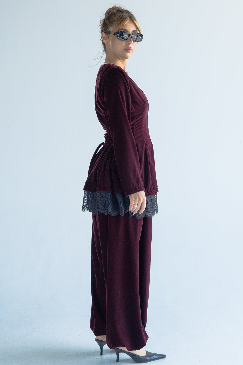 Velvet set (burgundy)