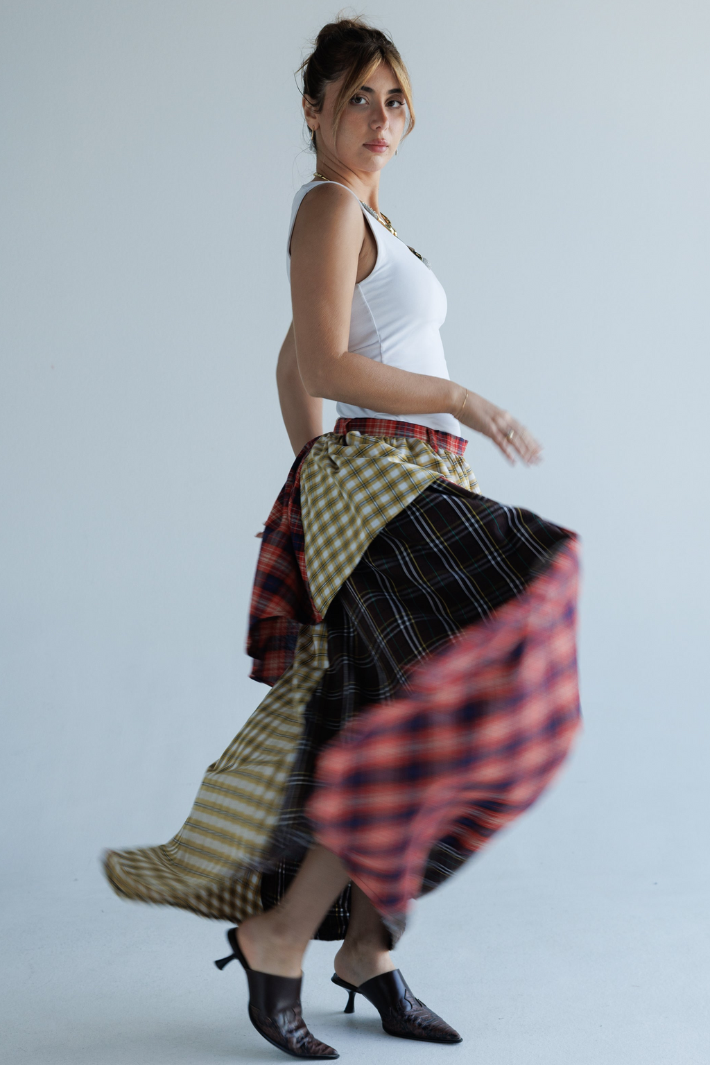Plaid skirt