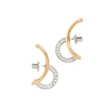 أقراط مرصعة