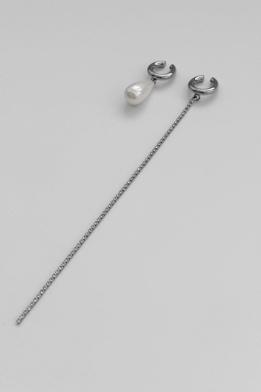 silver cuff earrings